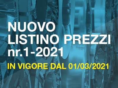 NUOVO LISTINO PREZZI nr. 1-2021