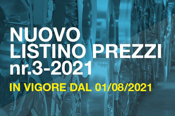 NUOVO LISTINO PREZZI nr. 3-2021