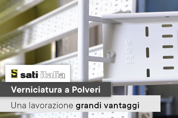 struttura verniciata di bianco tramite verniciatura a polveri